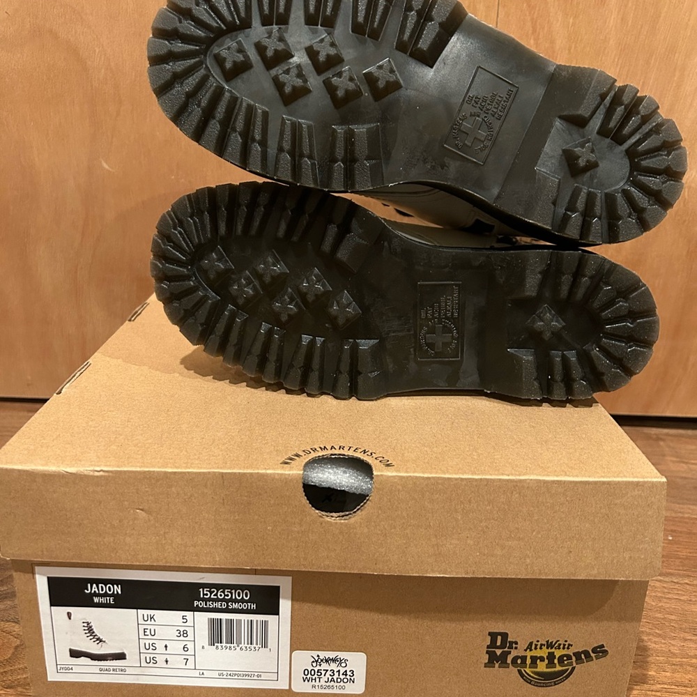 Dr. Martens Women's White Jadon - Picture 3 of 3